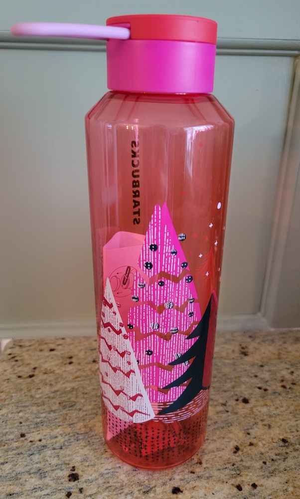 Starbucks Holiday 2021 Christmas Tree Water Bottle 24oz